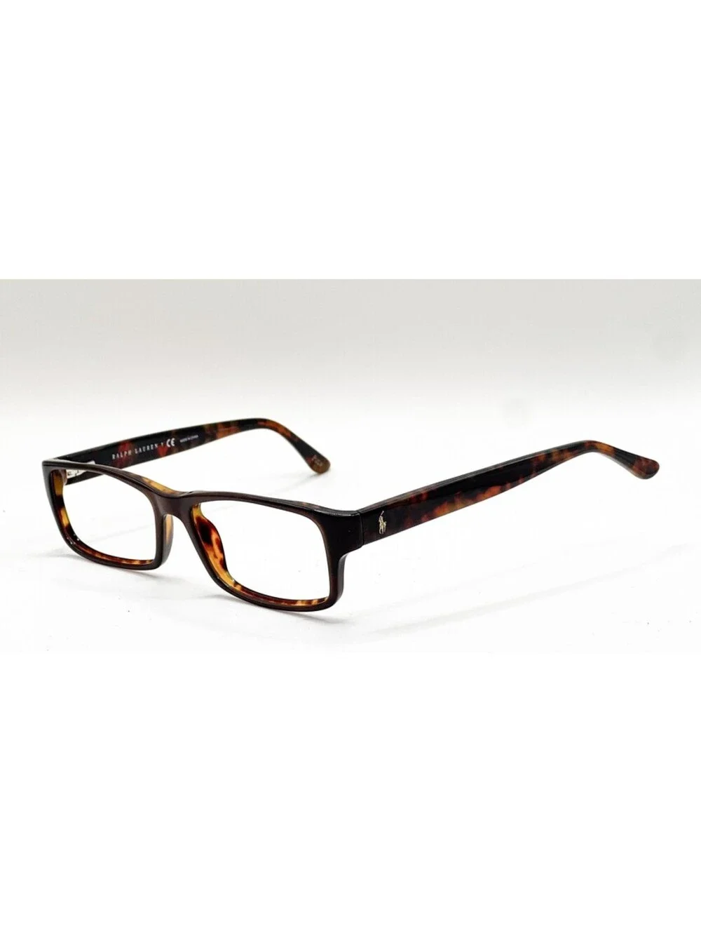Polo Ralph Lauren 2065 5035 Havana Rectangle Authentic Eyeglass Frames 54-16